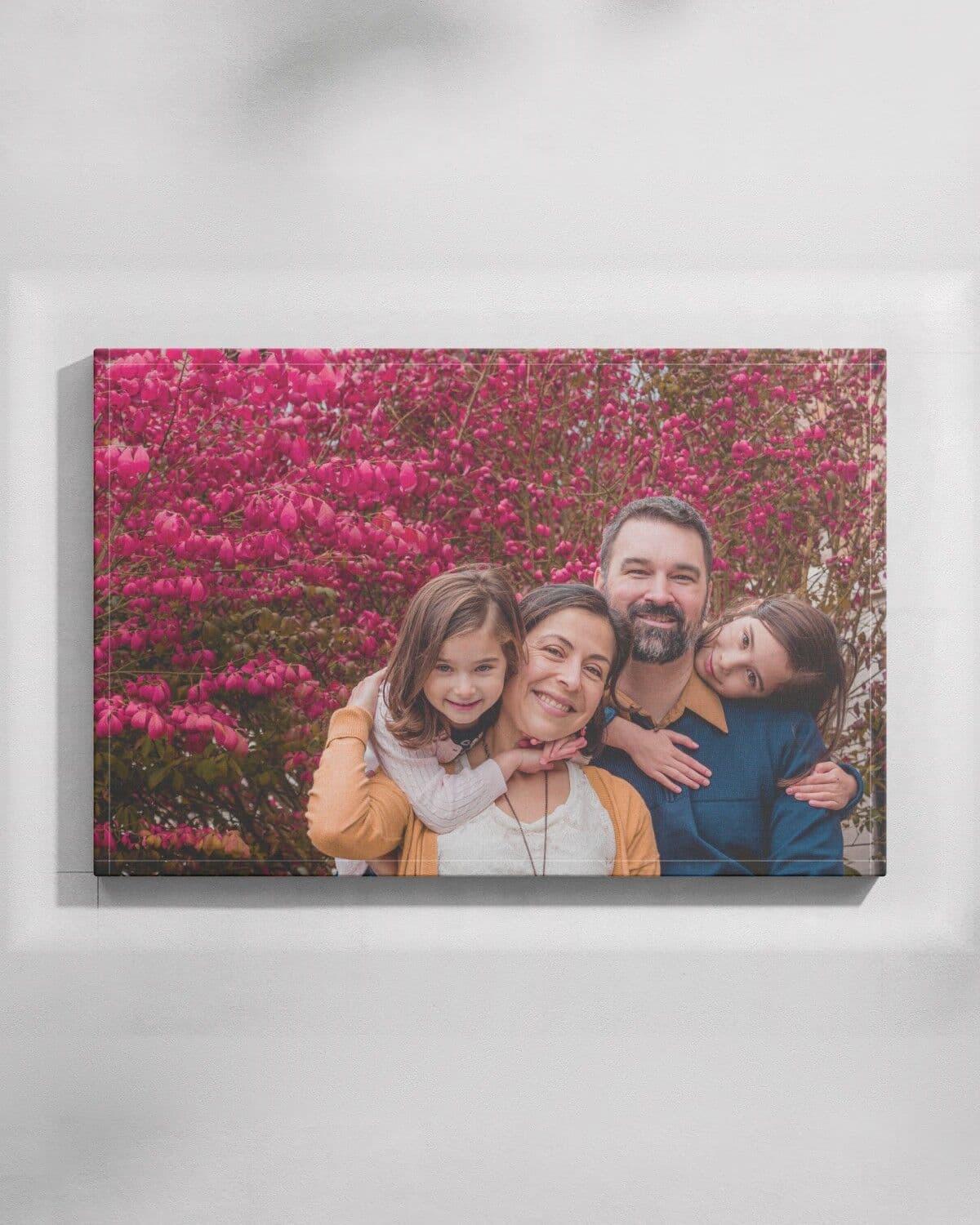 Kanvas horizontal me foto familjare